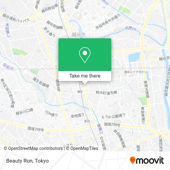 Beauty Run map