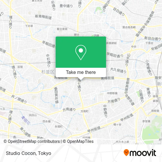 Studio Cocon map