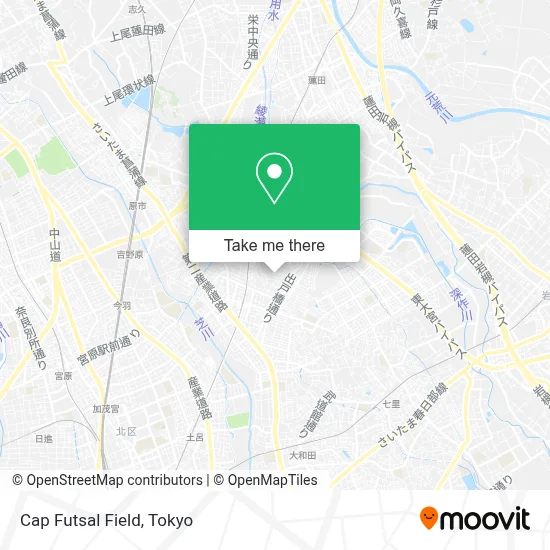 Cap Futsal Field map