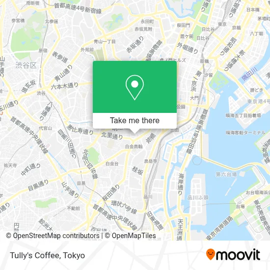 Tully's Coffee map