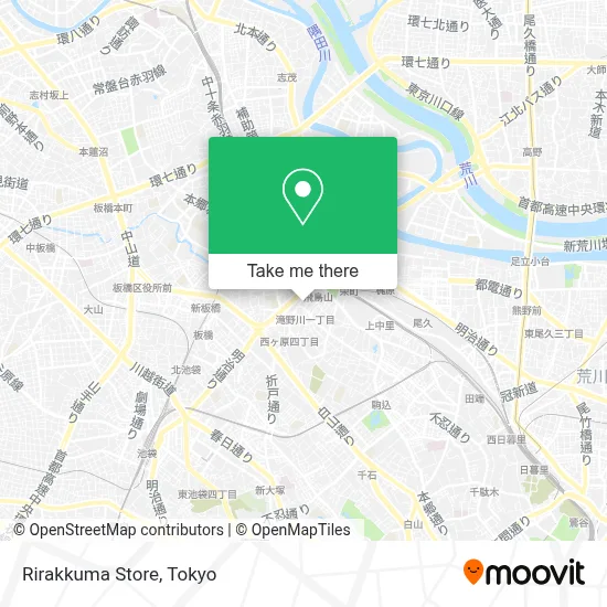 Rirakkuma Store map