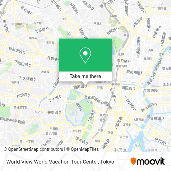 World View World Vacation Tour Center map