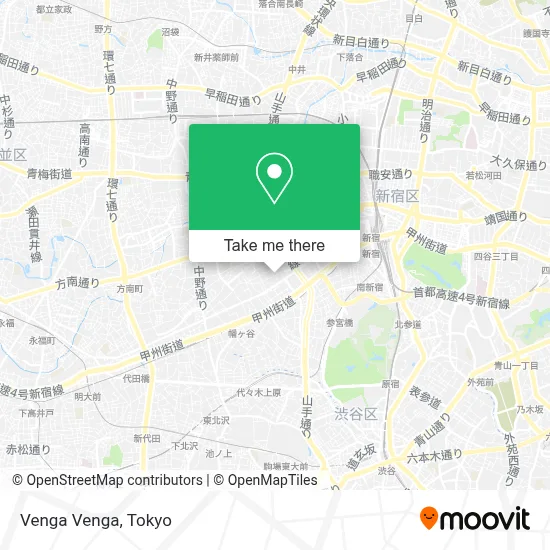 Venga Venga map