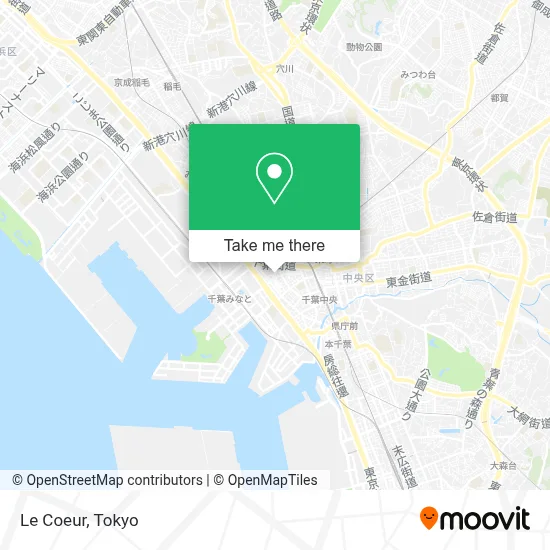 Le Coeur map