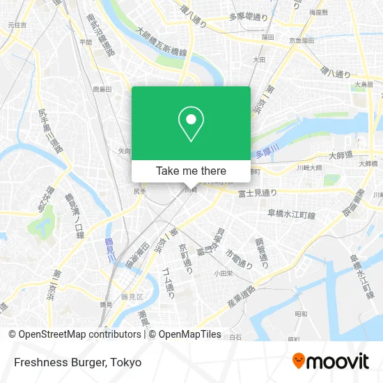 Freshness Burger map