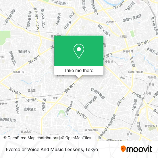 Evercolor Voice And Music Lessons map