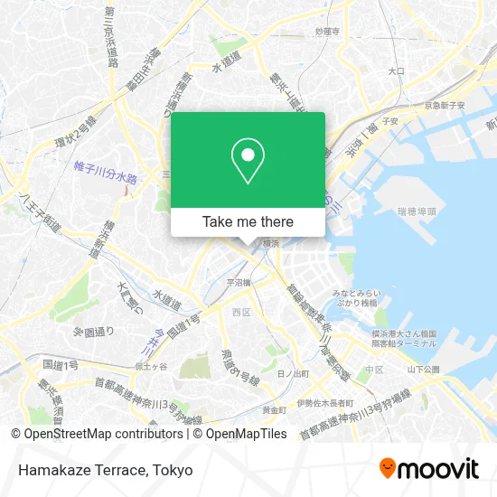 Hamakaze Terrace map