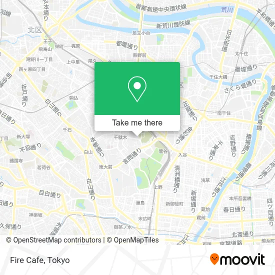 Fire Cafe map