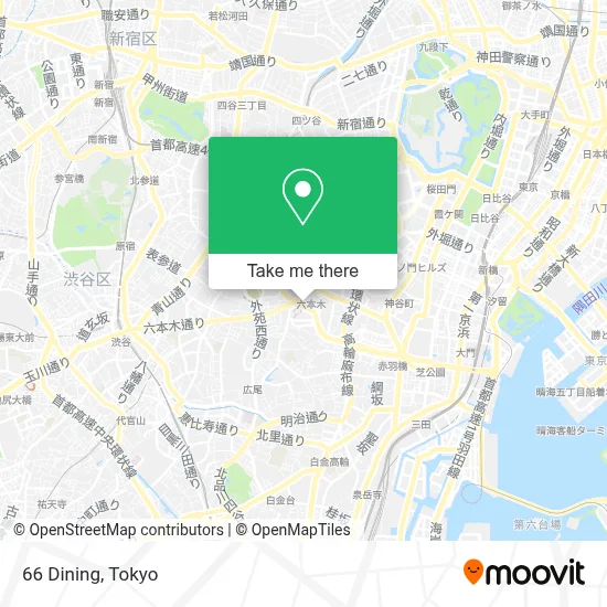66 Dining map