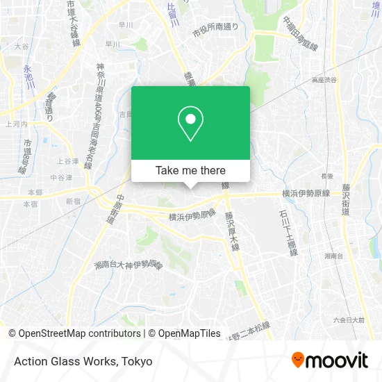 Action Glass Works map