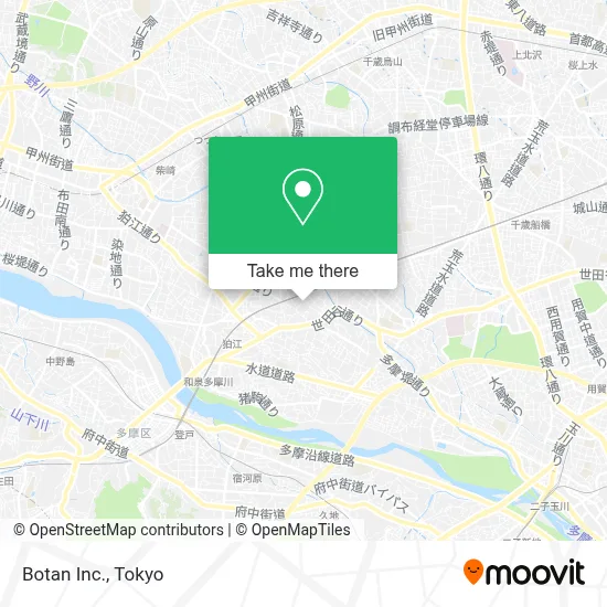 Botan Inc. map