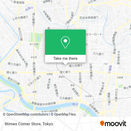 8times Corner Store map