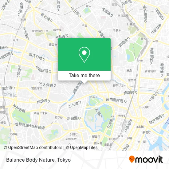 Balance Body Nature map