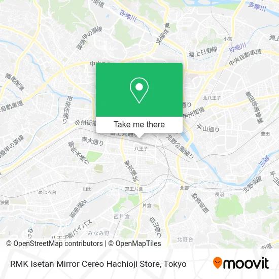 RMK Isetan Mirror Cereo Hachioji Store map