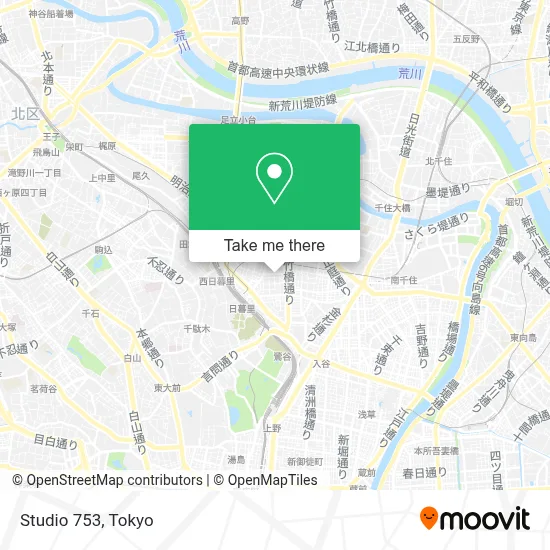 Studio 753 map