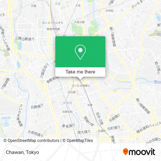 Chawan map