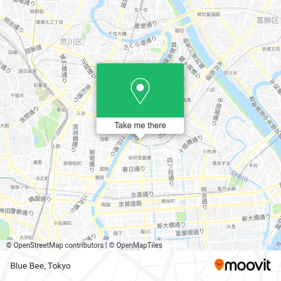 Blue Bee map