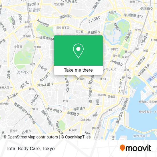 Total Body Care map