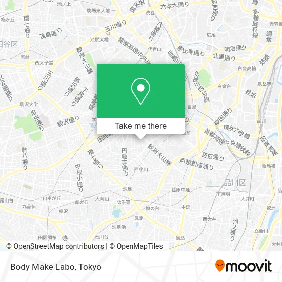 Body Make Labo map