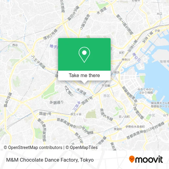 M&M Chocolate Dance Factory map