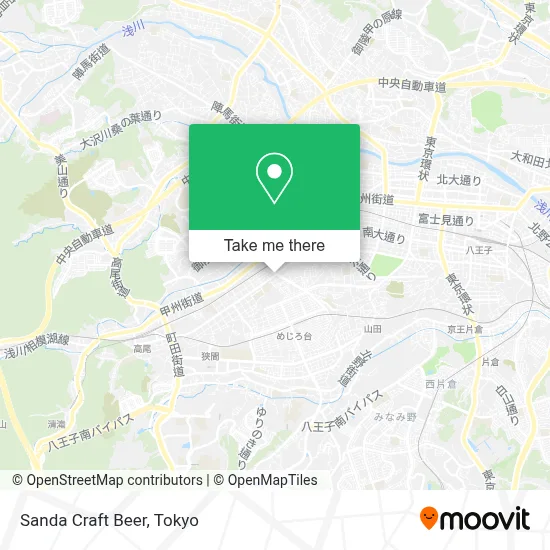 Sanda Craft Beer map