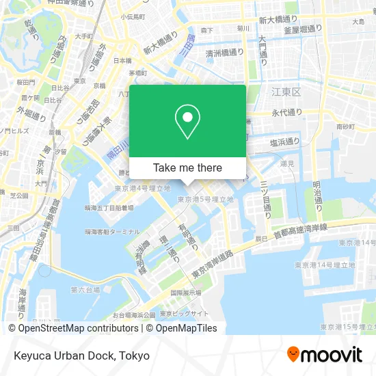 Keyuca Urban Dock map