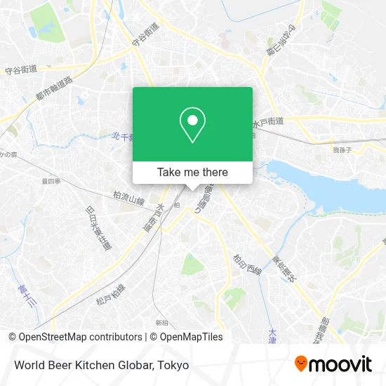 World Beer Kitchen Globar map