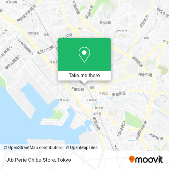 Jtb Perie Chiba Store map