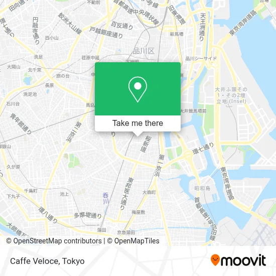 Caffe Veloce map