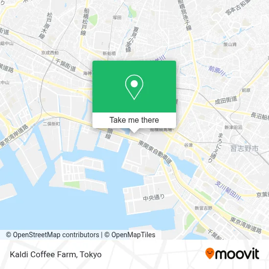 Kaldi Coffee Farm map