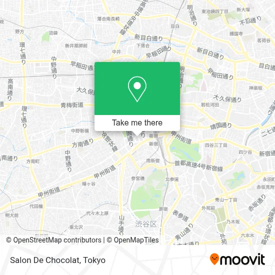 Salon De Chocolat map