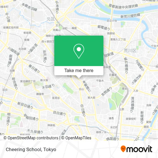 Cheering School map