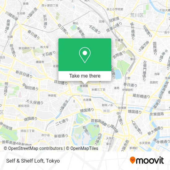 Self & Shelf Loft map