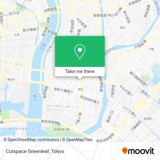 Cutspace Greenleaf map