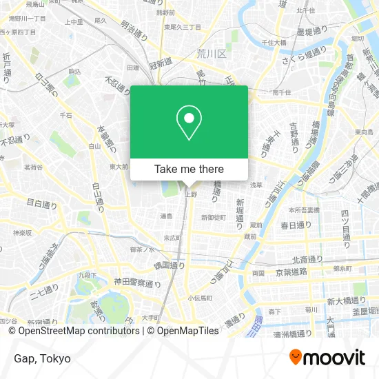 Gap map