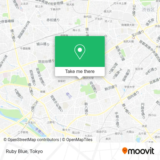 Ruby Blue map