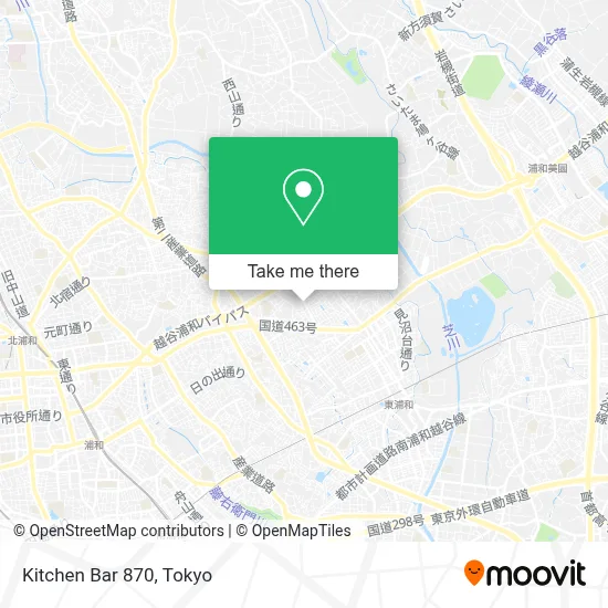 Kitchen Bar 870 map