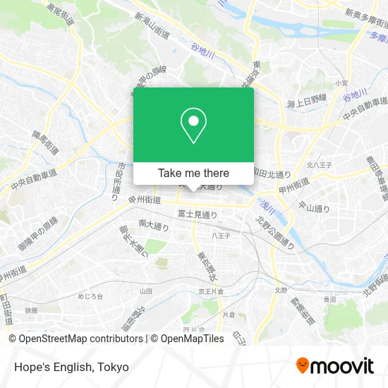 Hope's English map