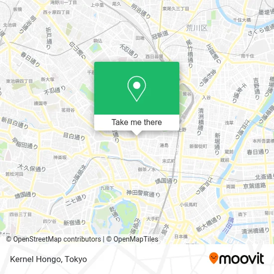Kernel Hongo map