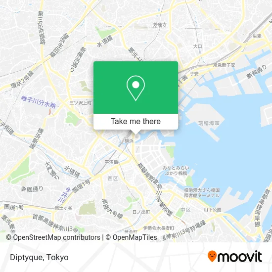 Diptyque map