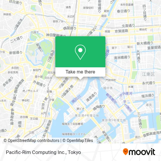 Pacific-Rim Computing Inc. map
