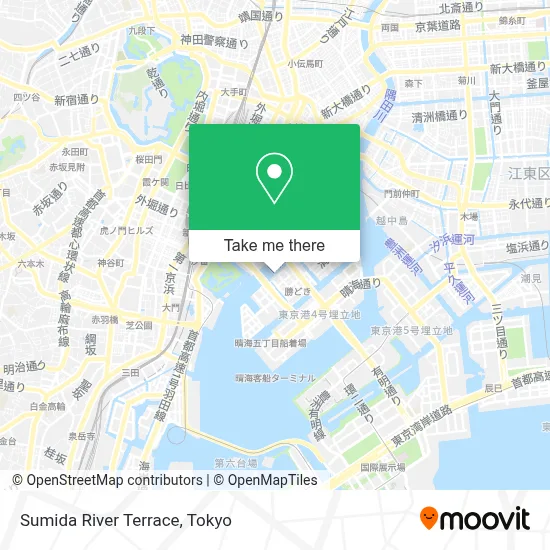 Sumida River Terrace map