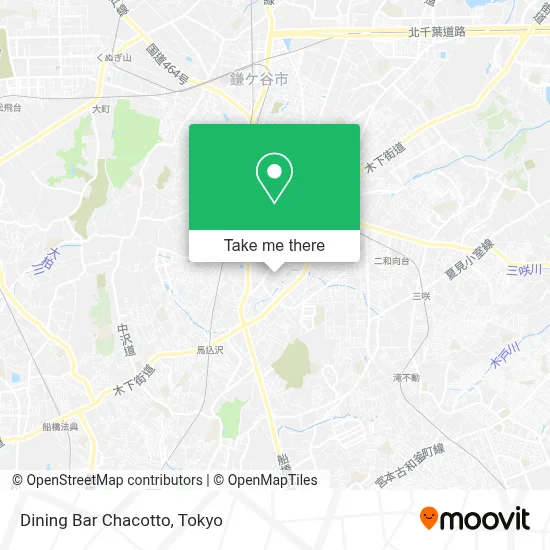 Dining Bar Chacotto map