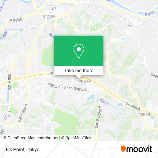 B's Point map