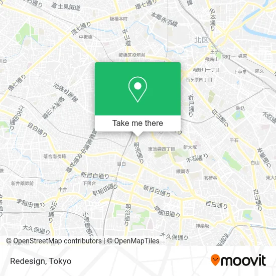 Redesign map