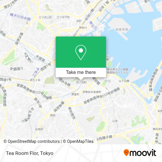 Tea Room Flor map