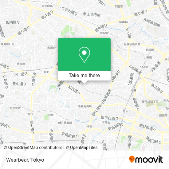 Wearbear map