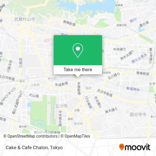 Cake & Cafe Chalon map