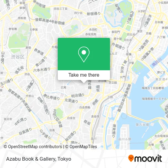 Azabu Book & Gallery map