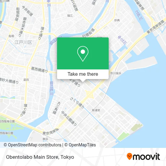 Obentolabo Main Store map